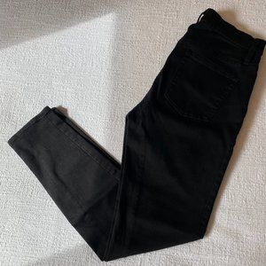 JCrew Black High Rise Skinny Jeans (Size 30)